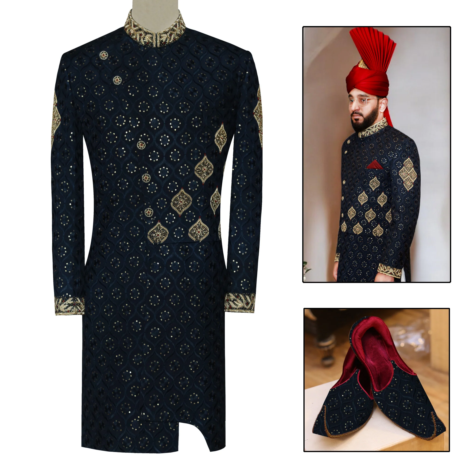 design of sherwani