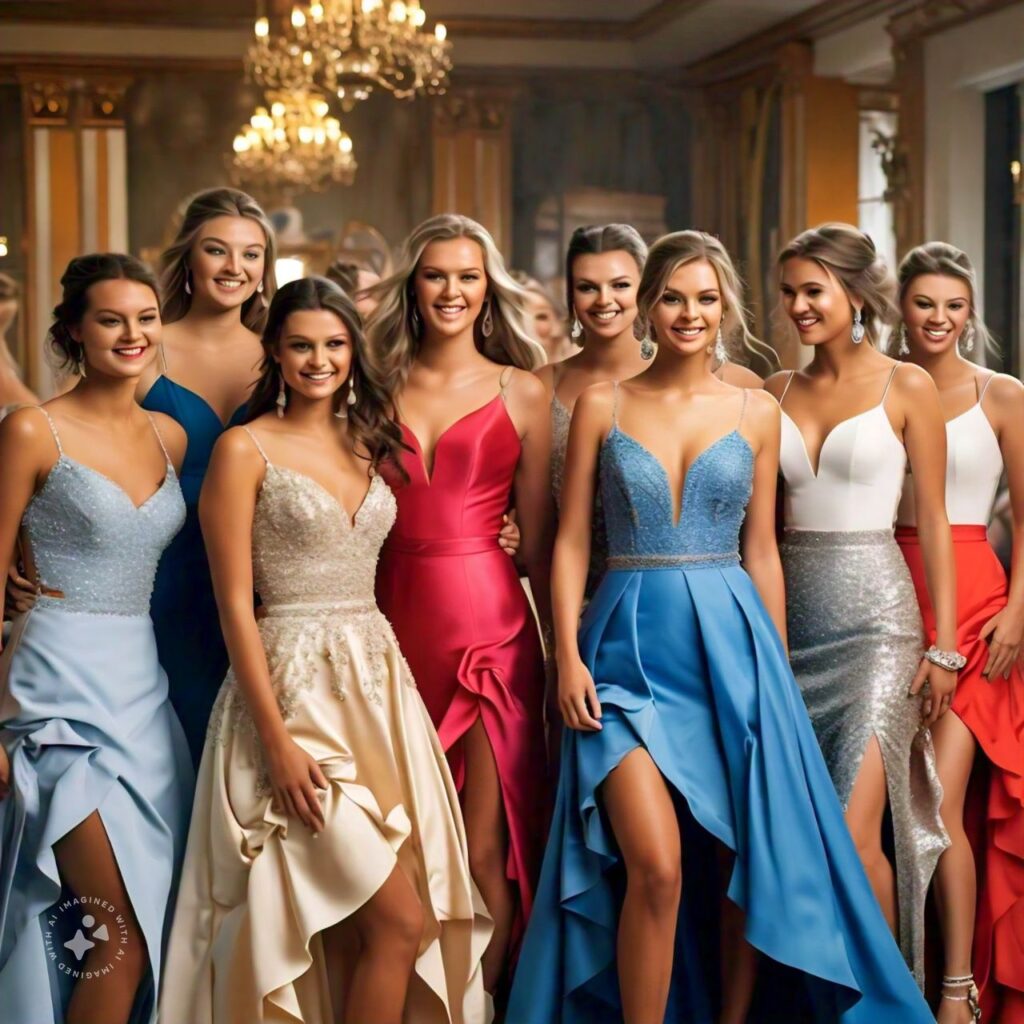 Asymmetrical Hemline Prom Dresses